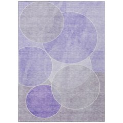 Machine Washable Indoor/Outdoor Chantille ACN2746 Purple 8' x 10' Rug