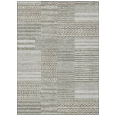 Machine Washable Indoor/Outdoor Chantille ACN2749 Brown 8' x 10' Rug