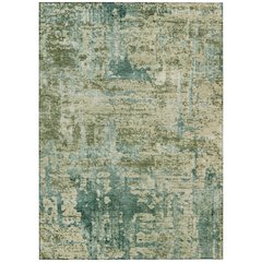 Machine Washable Indoor/Outdoor Chantille ACN2750 Green 8' x 10' Rug