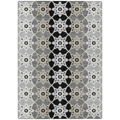 Machine Washable Indoor/Outdoor Chantille ACN2759 Gray 8' x 10' Rug
