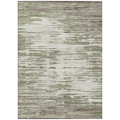 Machine Washable Indoor/Outdoor Chantille ACN2767 Green 8' x 10' Rug
