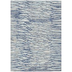 Machine Washable Indoor/Outdoor Chantille ACN2771 Blue 8' x 10' Rug