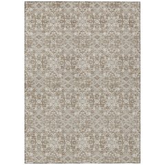 Machine Washable Indoor/Outdoor Chantille ACN2783 Brown 8' x 10' Rug