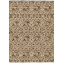 Machine Washable Indoor/Outdoor Chantille ACN2783 Orange 8' x 10' Rug
