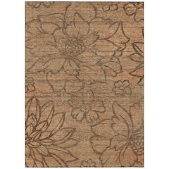 Machine Washable Indoor/Outdoor Chantille ACN2789 Orange 8' x 10' Rug