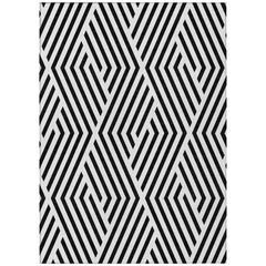 Chantille ACN550 Black 5' x 7'6" Rug