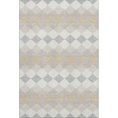 Premium Machine Washable Mayfield AMF1007 Ivory 5' x 7'6" Rug