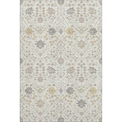 Premium Machine Washable Mayfield AMF1009 Ivory 5' x 7'6" Rug