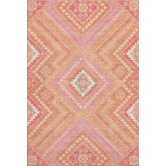 Premium Machine Washable Mayfield AMF1010 Coral 5' x 7'6" Rug