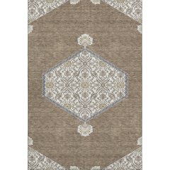 Premium Machine Washable Mayfield AMF1011 Brown 5' x 7'6" Rug