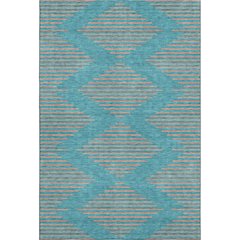 Premium Machine Washable Mayfield AMF1017 Teal 5' x 7'6" Rug