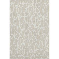 Premium Machine Washable Mayfield AMF1024 Beige 5' x 7'6" Rug