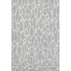 Premium Machine Washable Mayfield AMF1024 Silver 5' x 7'6" Rug