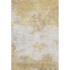 Premium Machine Washable Mayfield AMF1027 Gold 5' x 7'6" Rug