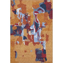 Premium Machine Washable Mayfield AMF1028 Copper 5' x 7'6" Rug