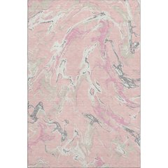 Premium Machine Washable Mayfield AMF1035 Pink 5' x 7'6" Rug