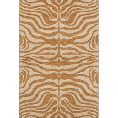 Premium Machine Washable Mayfield AMF1042 Paprika 5' x 7'6" Rug