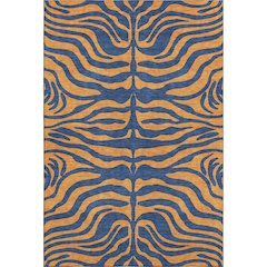 Premium Machine Washable Mayfield AMF1043 Navy 5' x 7'6" Rug