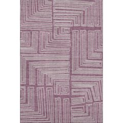 Premium Machine Washable Mayfield AMF1045 Eggplant 5' x 7'6" Rug