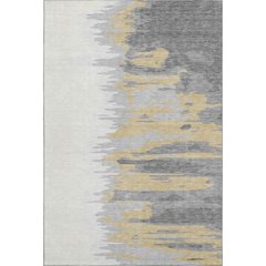 Premium Machine Washable Mayfield AMF1050 Gray 5' x 7'6" Rug