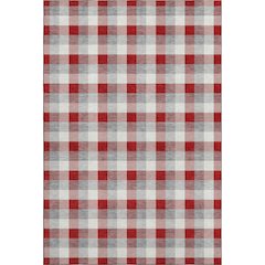 Premium Machine Washable Mayfield AMF1053 Red 5' x 7'6" Rug