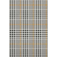 Premium Machine Washable Mayfield AMF1054 Black 5' x 7'6" Rug