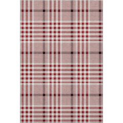 Premium Machine Washable Mayfield AMF1054 Red 5' x 7'6" Rug