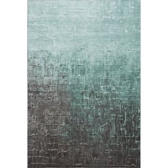 Premium Machine Washable Mayfield AMF1066 Teal 5' x 7'6" Rug