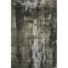 Premium Machine Washable Mayfield AMF1077 Charcoal 5' x 7'6" Rug
