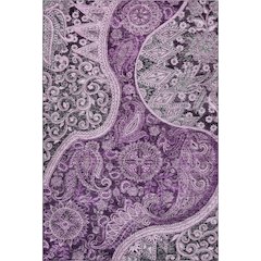 Premium Machine Washable Mayfield AMF1078 Purple 5' x 7'6" Rug