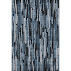 Premium Machine Washable Mayfield AMF1079 Blue 5' x 7'6" Rug