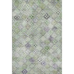 Premium Machine Washable Mayfield AMF1081 Green 5' x 7'6" Rug