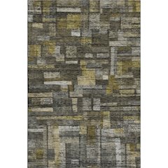 Premium Machine Washable Mayfield AMF1090 Charcoal 5' x 7'6" Rug