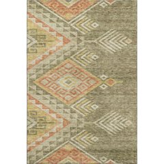 Premium Machine Washable Mayfield AMF1091 Green 5' x 7'6" Rug