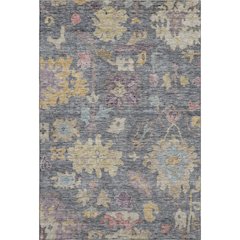 Premium Machine Washable Mayfield AMF1108 Blue 5' x 7'6" Rug