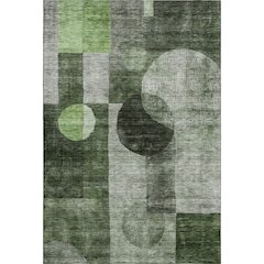 Premium Machine Washable Mayfield AMF1114 Fern 5' x 7'6" Rug