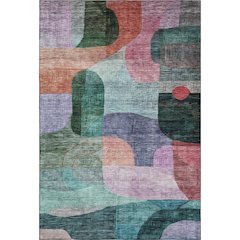 Premium Machine Washable Mayfield AMF1115 Green 5' x 7'6" Rug