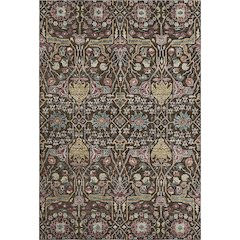 Premium Machine Washable Mayfield AMF1132 Chocolate 5' x 7'6" Rug