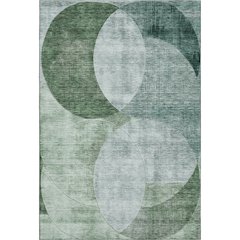 Premium Machine Washable Mayfield AMF1140 Seafoam 5' x 7'6" Rug