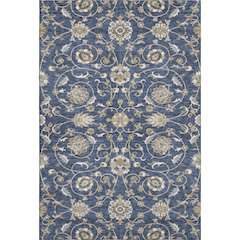 Premium Machine Washable Mayfield AMF1149 Navy 5' x 7'6" Rug