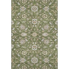 Premium Machine Washable Mayfield AMF1149 Olive 5' x 7'6" Rug