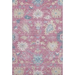 Premium Machine Washable Mayfield AMF1154 Pink 5' x 7'6" Rug