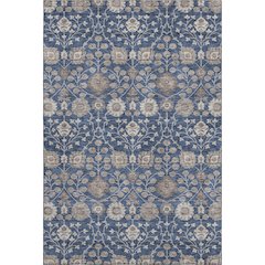Premium Machine Washable Mayfield AMF1155 Navy 5' x 7'6" Rug