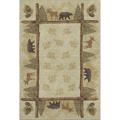 Premium Machine Washable Mayfield  Khaki 5' x 7'6" Rug