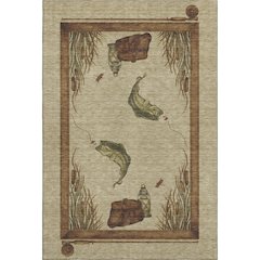 Premium Machine Washable Mayfield  Khaki 5' x 7'6" Rug
