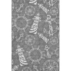 Premium Machine Washable Mayfield  Gray 5' x 7'6" Rug