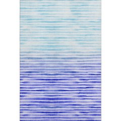 Premium Machine Washable Mayfield  Blue 5' x 7'6" Rug
