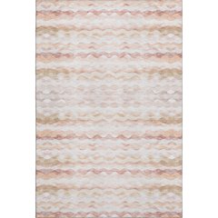 Premium Machine Washable Mayfield  Peach 5' x 7'6" Rug