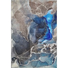 Premium Machine Washable Mayfield  Navy 5' x 7'6" Rug