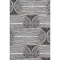 Premium Machine Washable Mayfield  Black 5' x 7'6" Rug